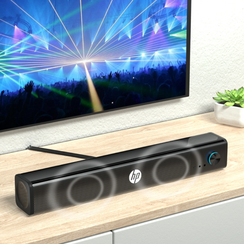 WS/WS 10 PRO 10 USB Computer Speaker Wired Soundbar BASS Audio Speaker ...
