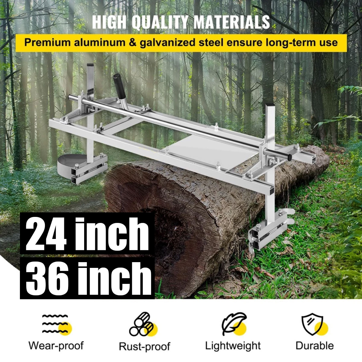 Woodworkers Portable Saw Chain Chainsaw Mill Lumber Planking Milling ...