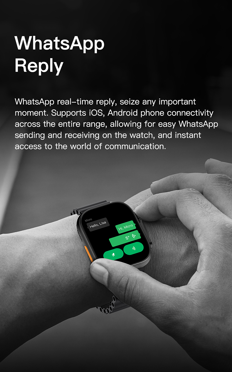 Maxwear ultra 3+ 2.04inch screen Smart Watch 49mmNFC Waterproof GPS ...