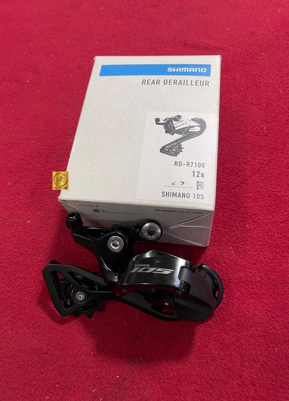 [Genuine] Shimano 105 R7100 Rear Derailleur 12-Speed / Shadow RD ...