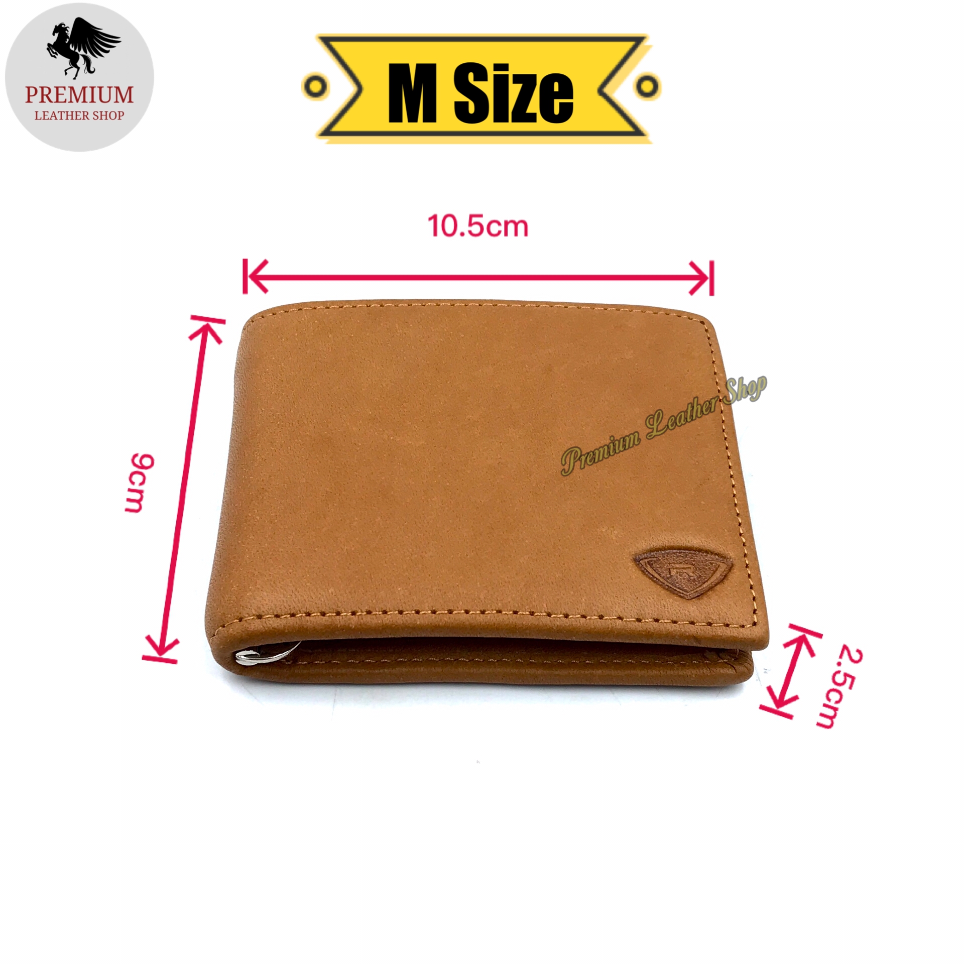 Rush Rider Dompet Kulit Asli Lelaki Full Grain Cow Leather Short Wallet ...
