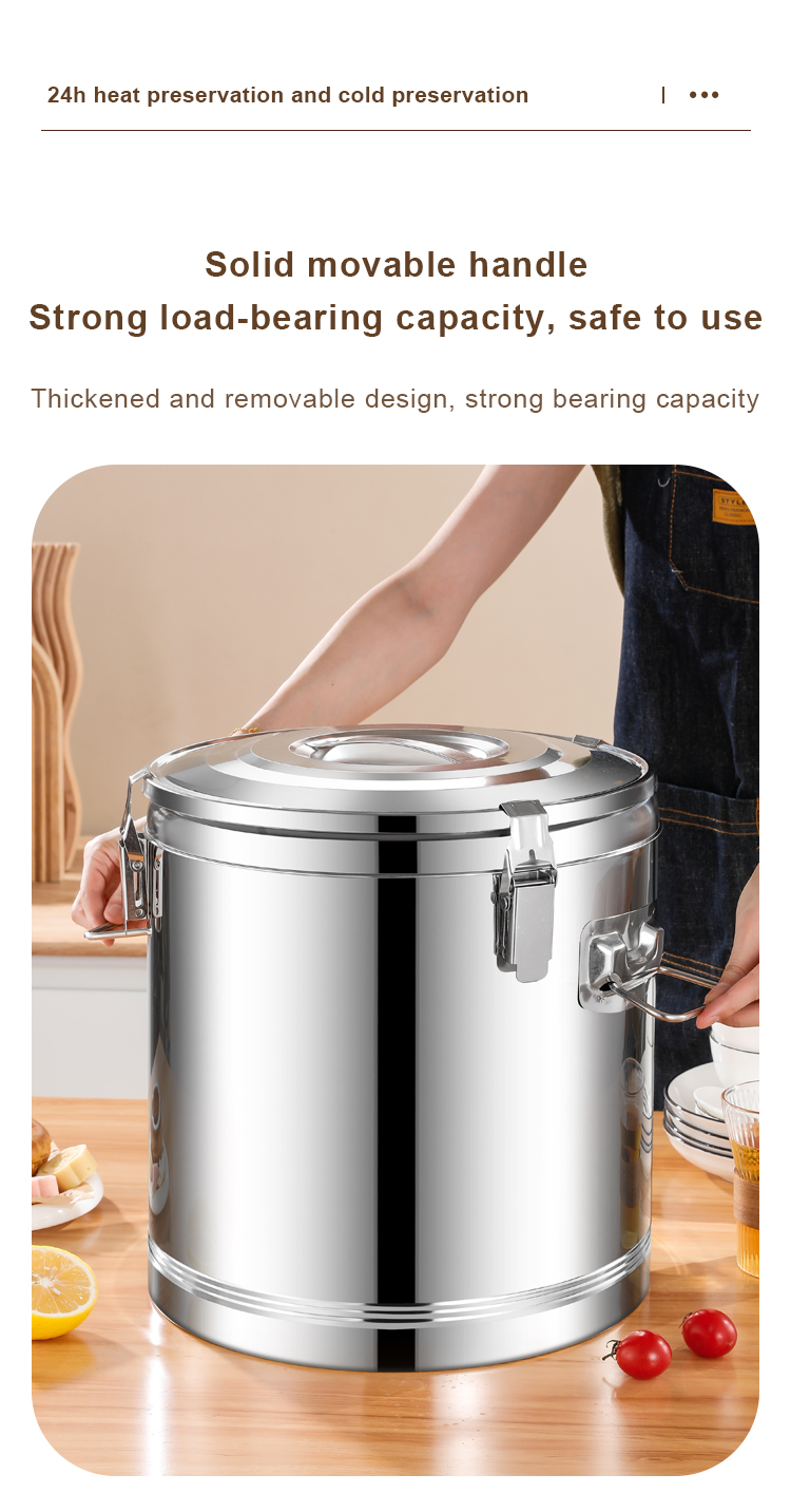 Stainless steel Ice/Hot bucket insulation bucket/Food grade insulation ...