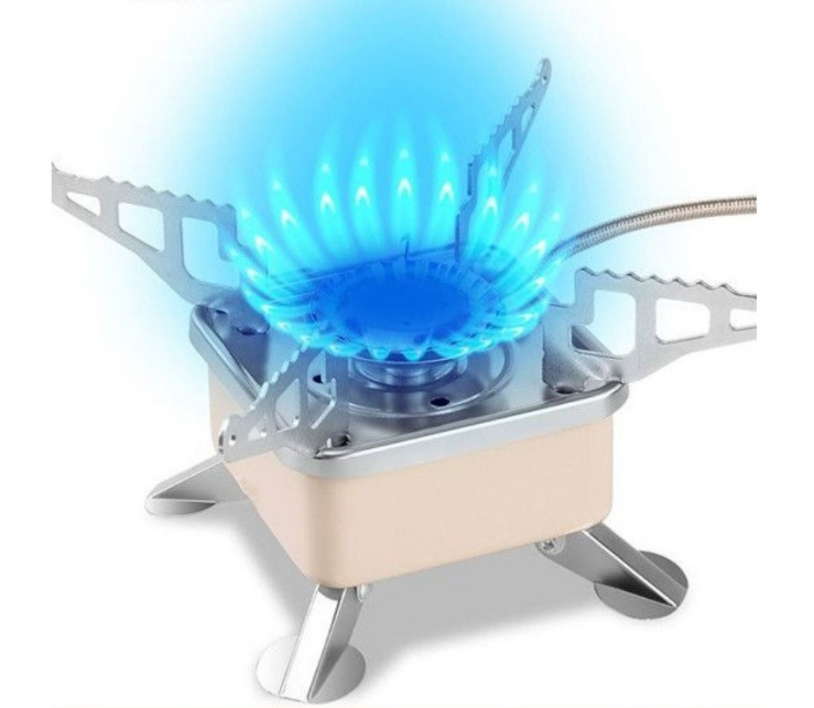 【1M Long hose】1 m long hose Mini Camping Gas Stove Cookout Folding ...