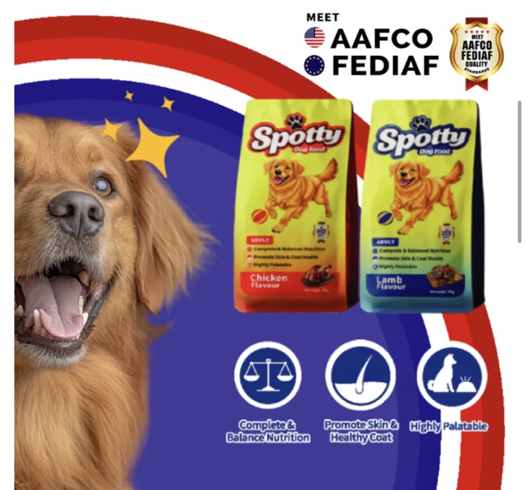 SPOTTY DOG FOOD 15KG SKIN AND HEALTY COAT | Shopee Malaysia