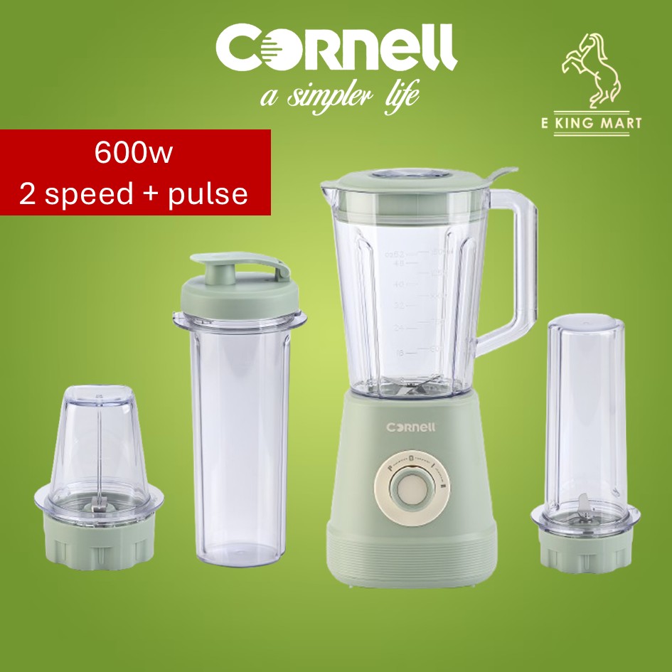 CORNELL CBL-S1531 2 Speed + Pulse Blender Dry Mill Grinder Travel Cup ...