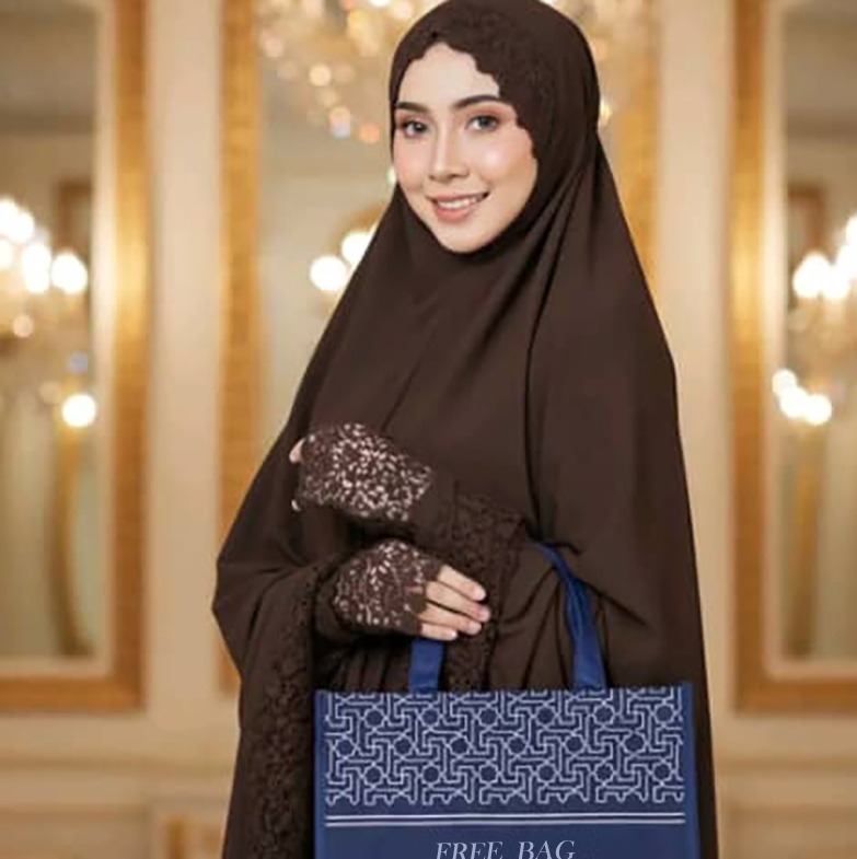TELEKUNG SINGLE LACE COTTON VISCOSE WITH FREE BAG VIRAL MUSLIUM FASHION ...