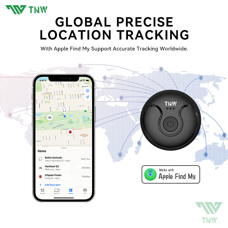 TNW TG03 Smart Tracker Mini For IOS Anti Lost Tracker Pet Locator Key ...