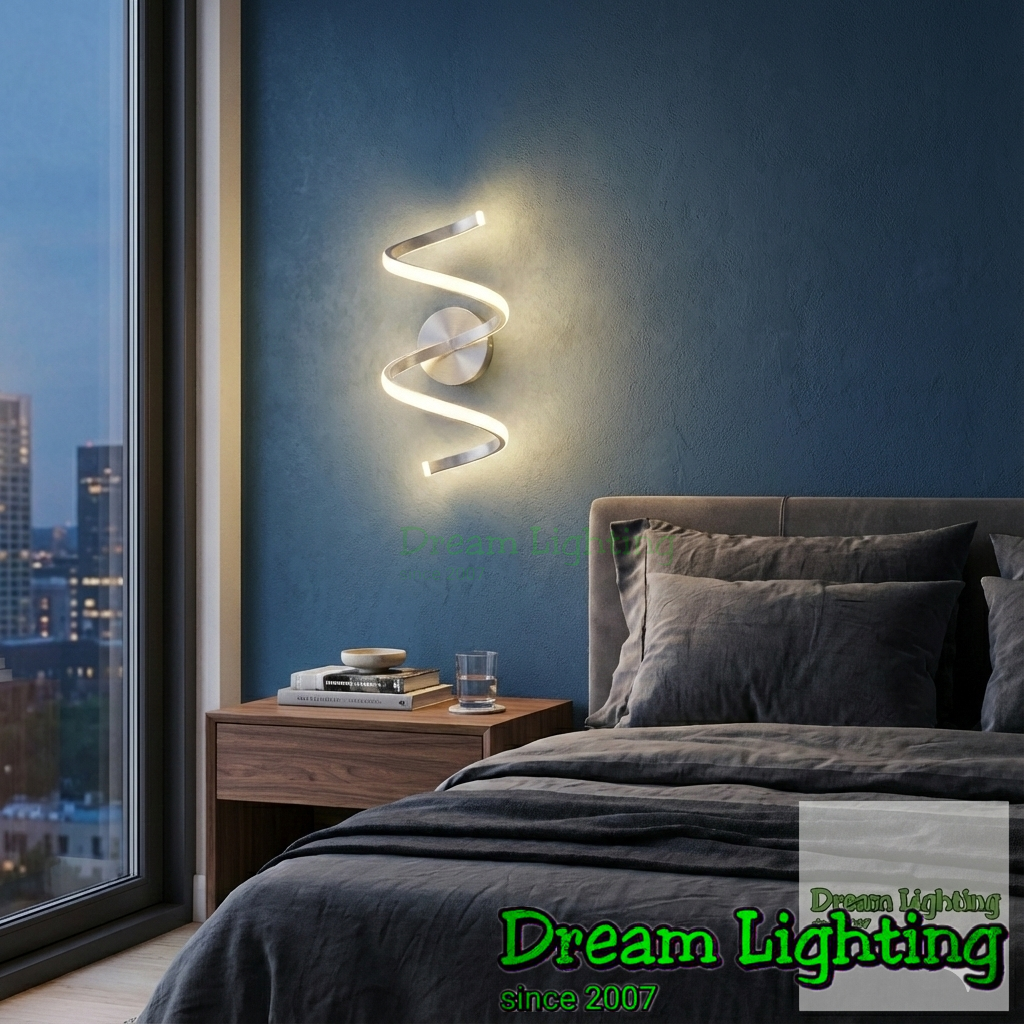 Dream Lighting Wall Light Lampu Dinding LED Minimalis 🌀 Reka Bentuk ...