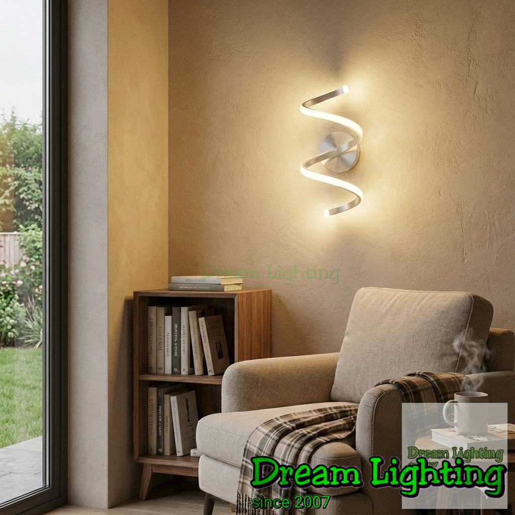 Dream Lighting Wall Light Lampu Dinding LED Minimalis 🌀 Reka Bentuk ...