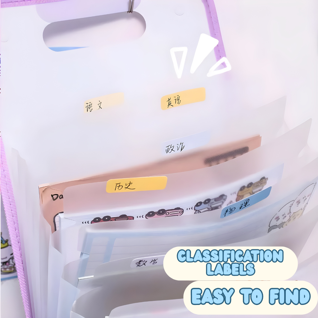 [READY STOCK] Fail Dokumen A4 Paper Kuromi Melody 13 Layer Multi Alat ...