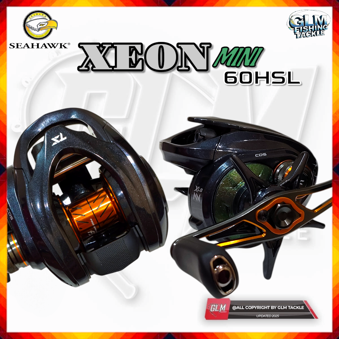 SEAHAWK XEON MINI 60HSL BAITCASTING ( BC ) FISHING REEL | Shopee Malaysia