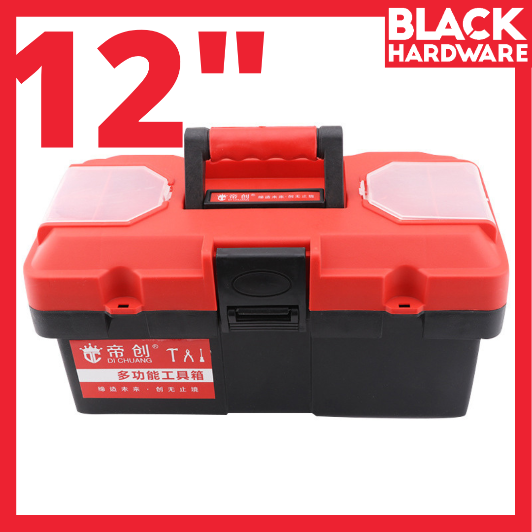 BLACK HARDWARE Iron Tool Box Toolbox Set Spanar Automotive Fishing ...