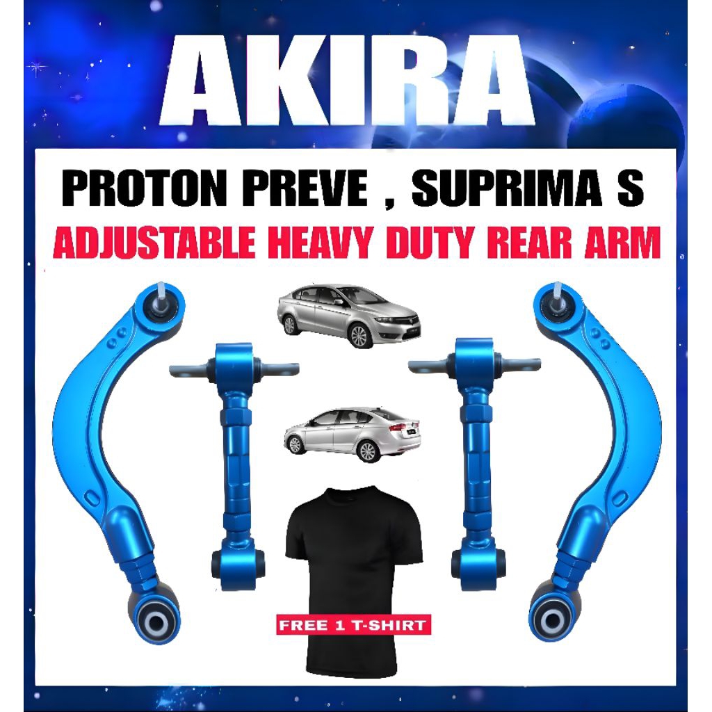 EL AKIRA HEAVY DUTY & ADJUSTABLE PROTON PREVE / SUPRIMA S - REAR UPPER ...