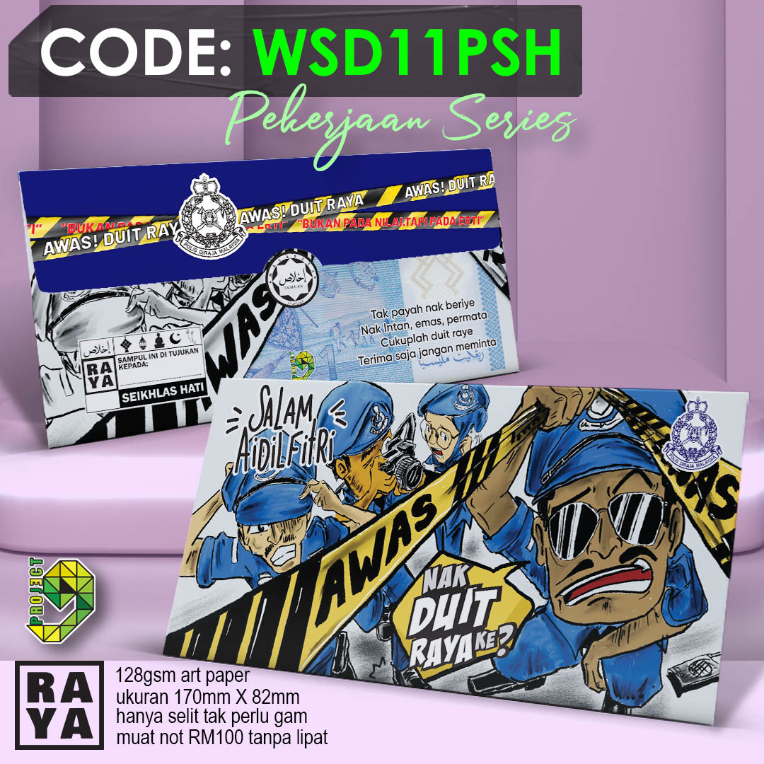 SAMPUL RAYA POLIS / PDRM SAMPUL RAYA 2026 MURAH CANTIK | Shopee Malaysia