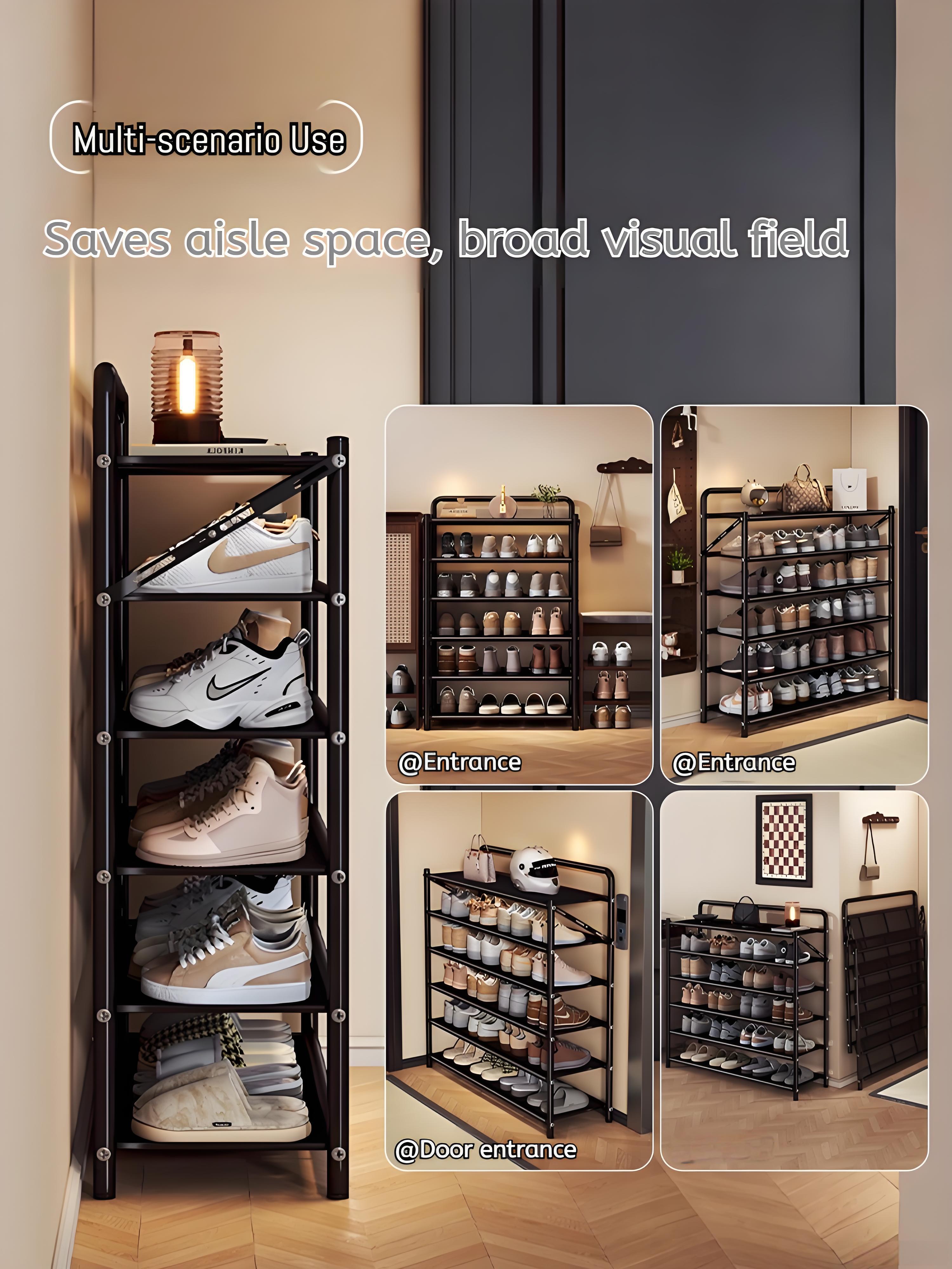 Foldable Shoe Rack Multi Layer Shoe Rack No Installation Required ...