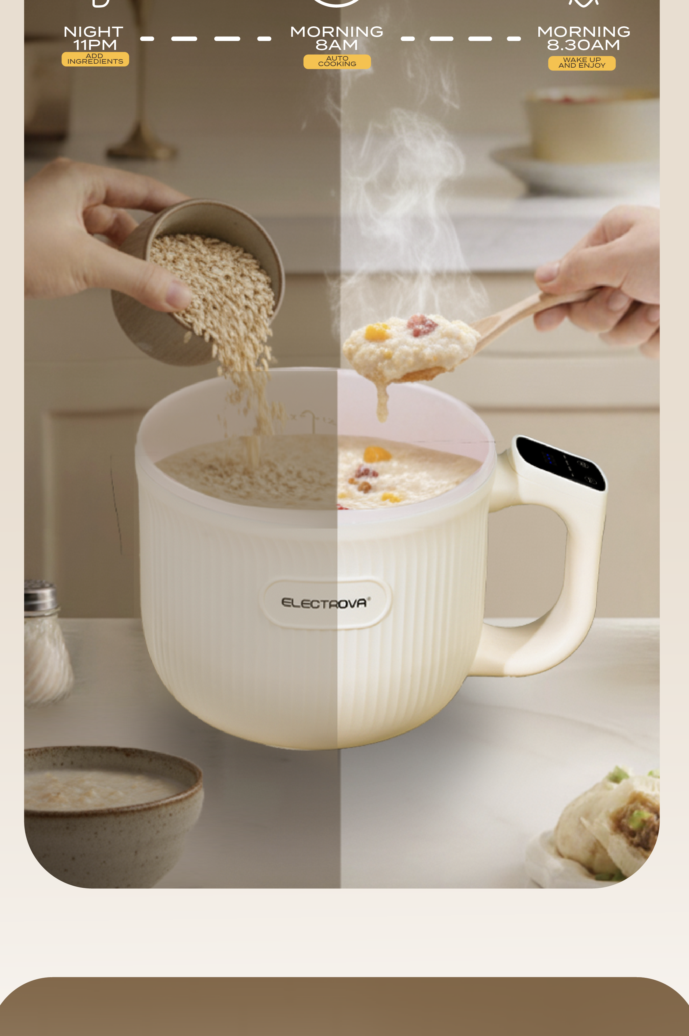 Electrova iCook 1.2L Mini Rice Cooker Multifunction Electric Cooker ...