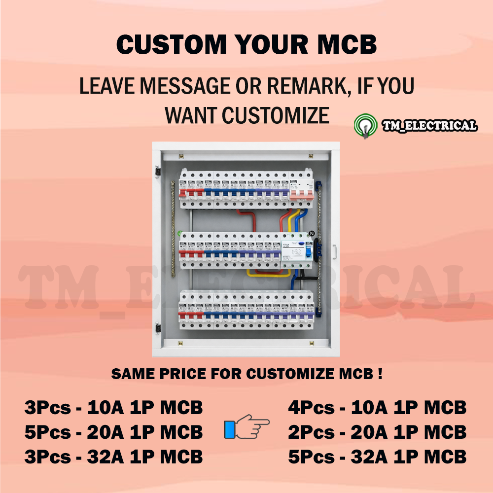 METAL DB BOX FULL COMPLETE SET THREE PHASE 40A / 63A RCCB/ELCB / MAIN ...