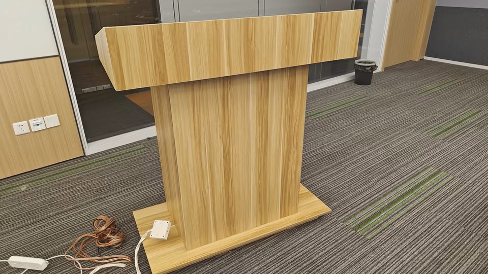 Rostrum Modern Podium Speaker Stage Hall Speech Lecturer Hall Table ...