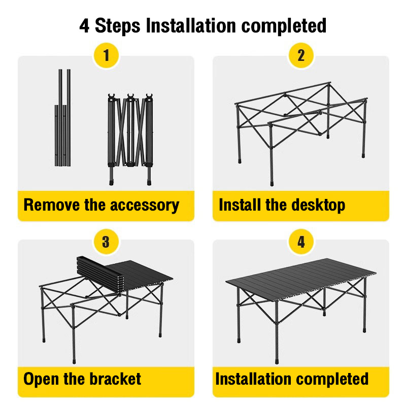 𝐆𝐫𝐞𝐞𝐧 𝐋𝐞𝐚𝐟 Foldable camping Table meja lipat Outdoor Meja Camping Table ...
