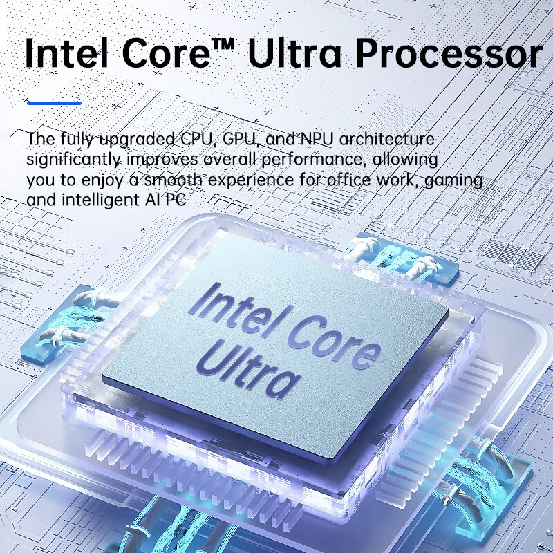 TOPC Intel Core Ultra 9 185H 165H 125H Mini PC USB4 2x2.5G LAN 2x PCIe4 ...