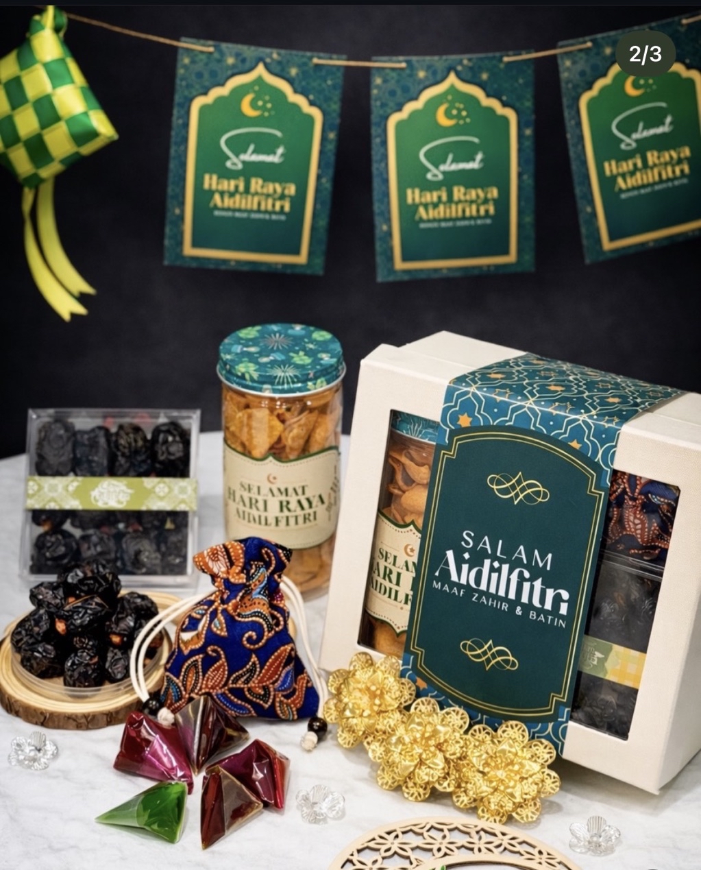 Hari Raya Aidilfitri Hamper 2026 | Halal Raya Gift Set | Kurma Dates ...