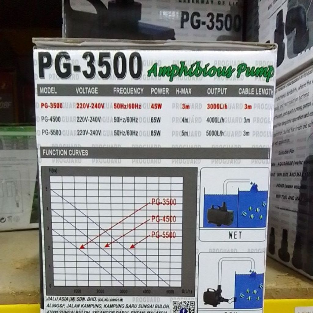 Proguard PG-3500 Amphibious Pump | Shopee Malaysia