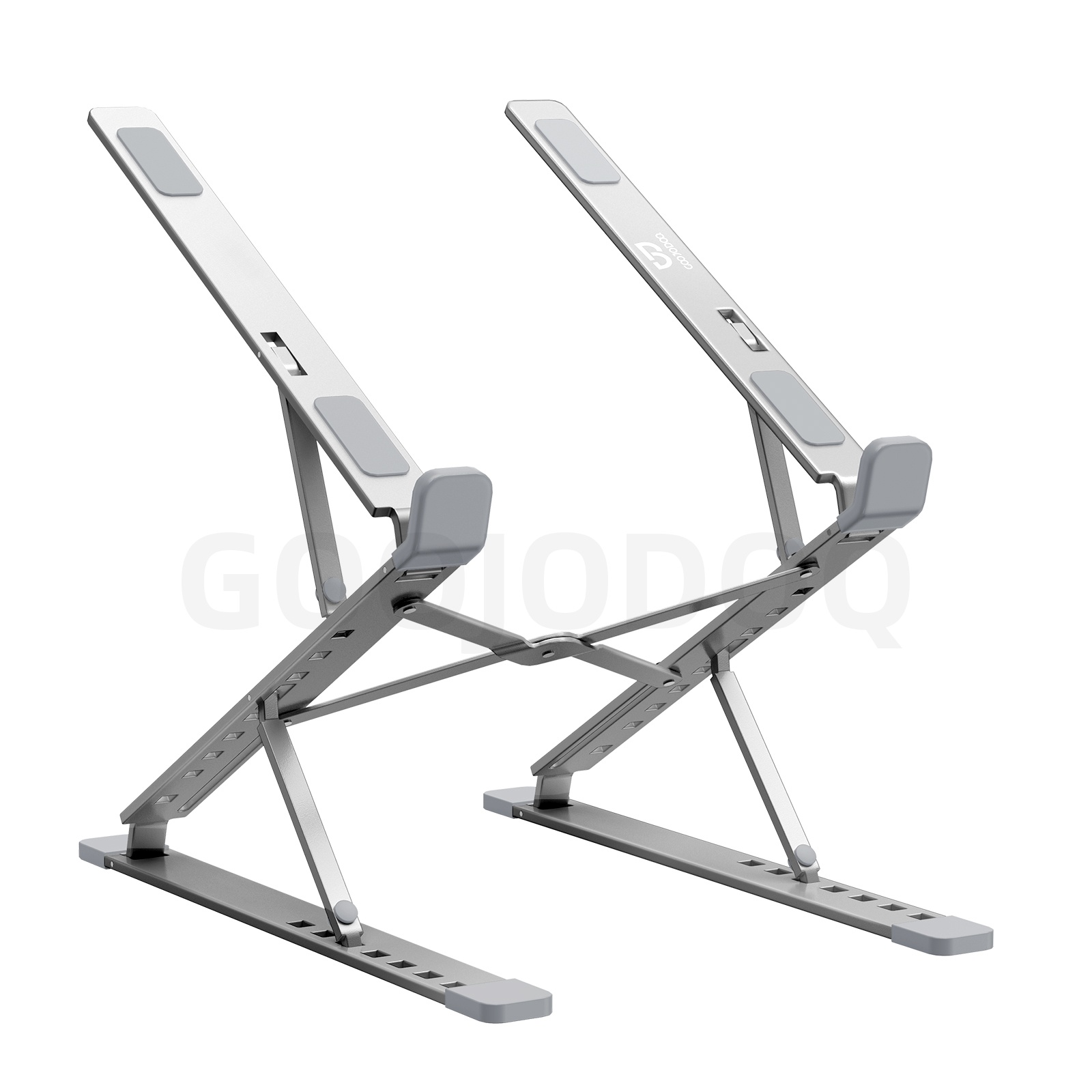 GOOJODOQ Adjustable Double-layer Height laptop stand supports 12.6 to ...