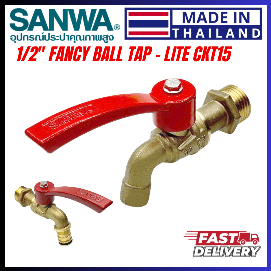(100% THAILAND)SANWA Premium 15MM 1/2