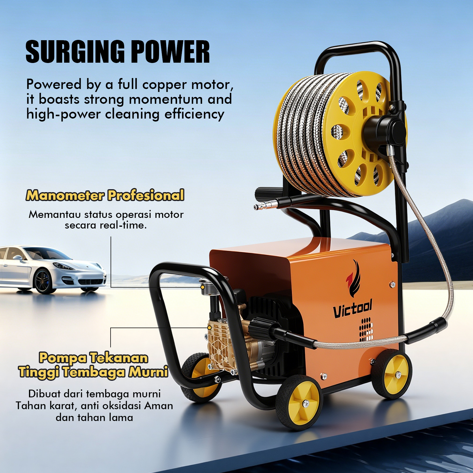 WilkTOOL Water jet High Pressure Cleaner Water Jet Sprayer Machine ...