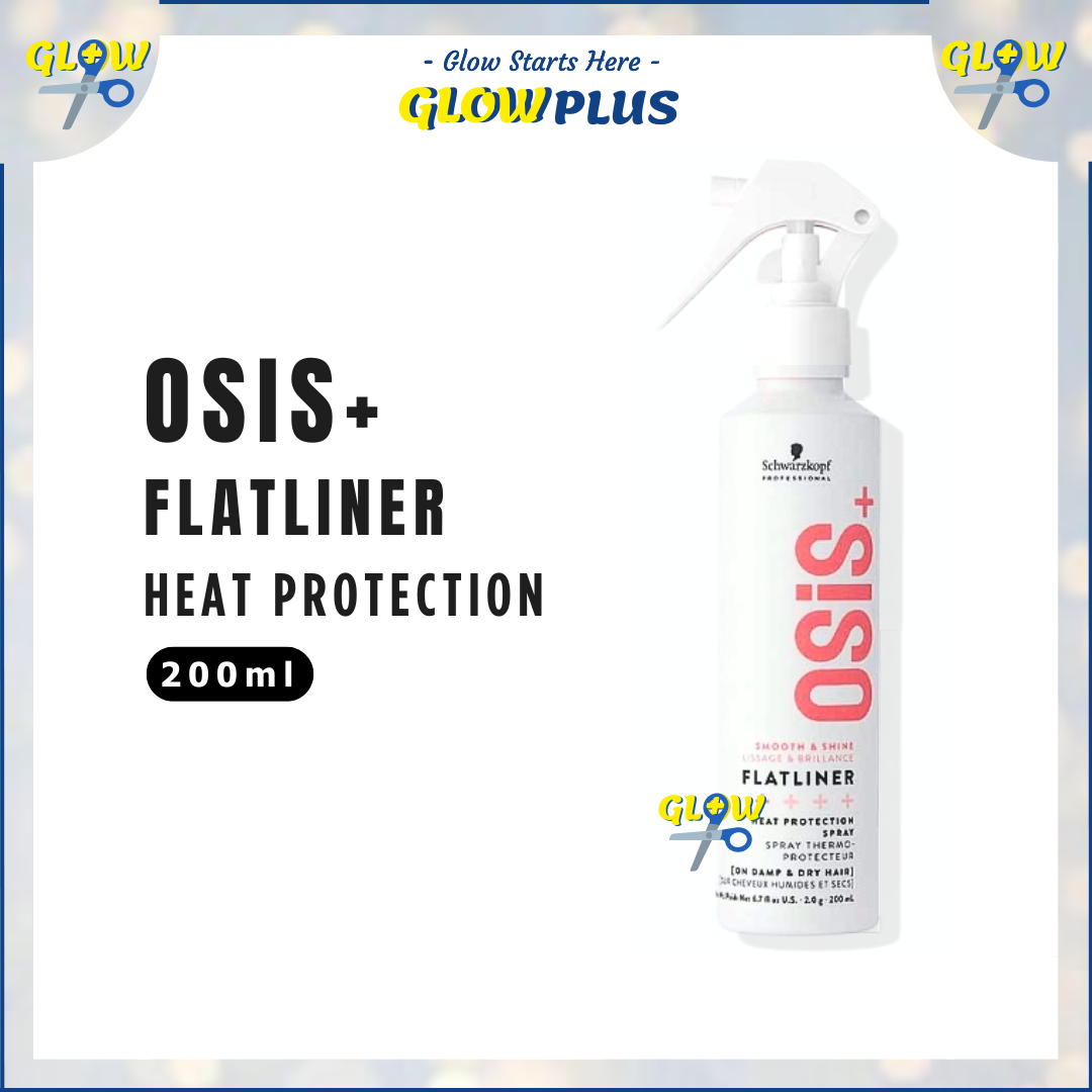 SCHWARZKOPF Osis Flatliner Heat Protection Spray Rambut - 200ml Osis+ ...
