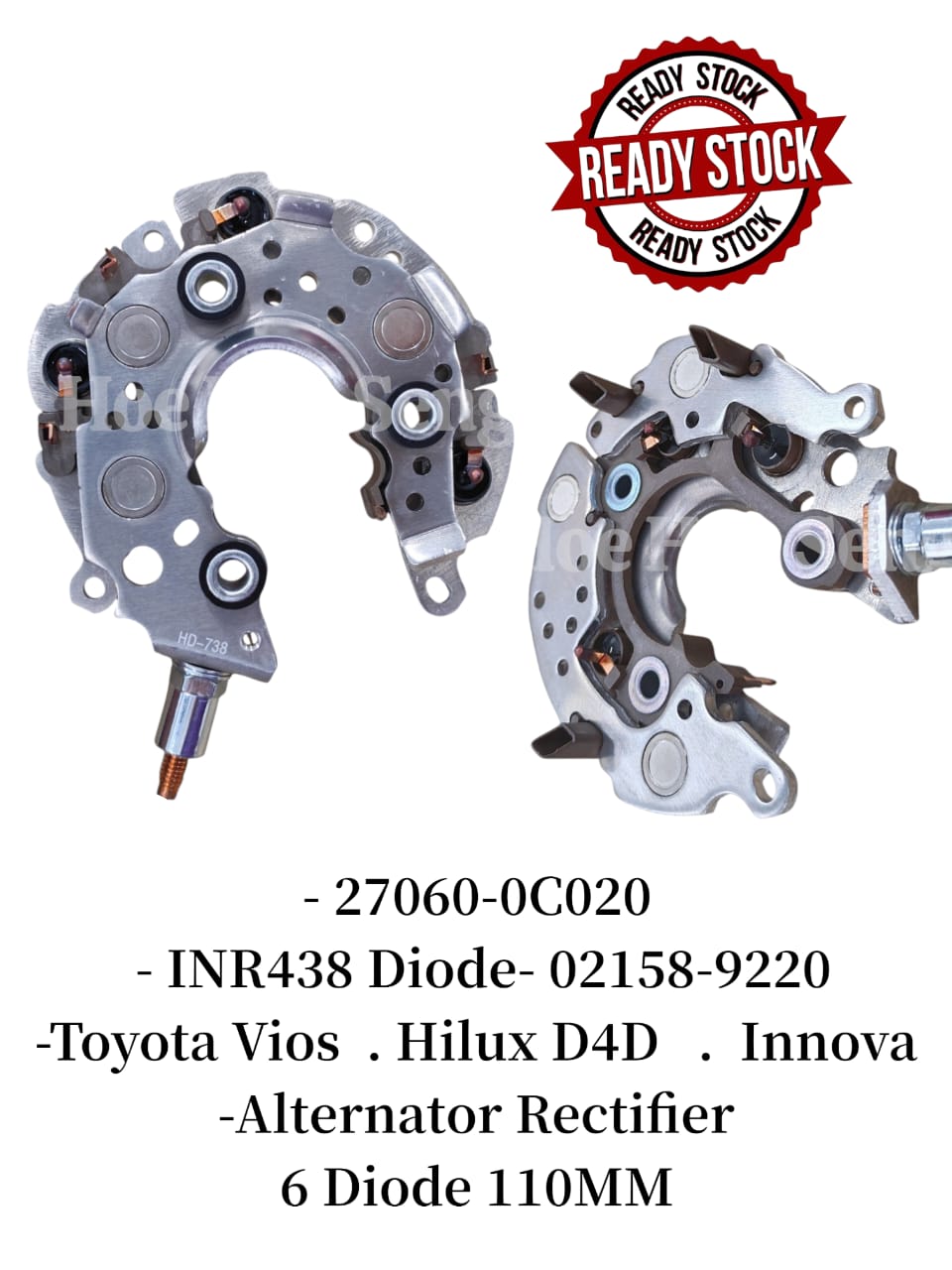 [READY STOCK] Toyota Vios NCP93 NCP150 Innova Hilux D4D Alt Rectifier ...