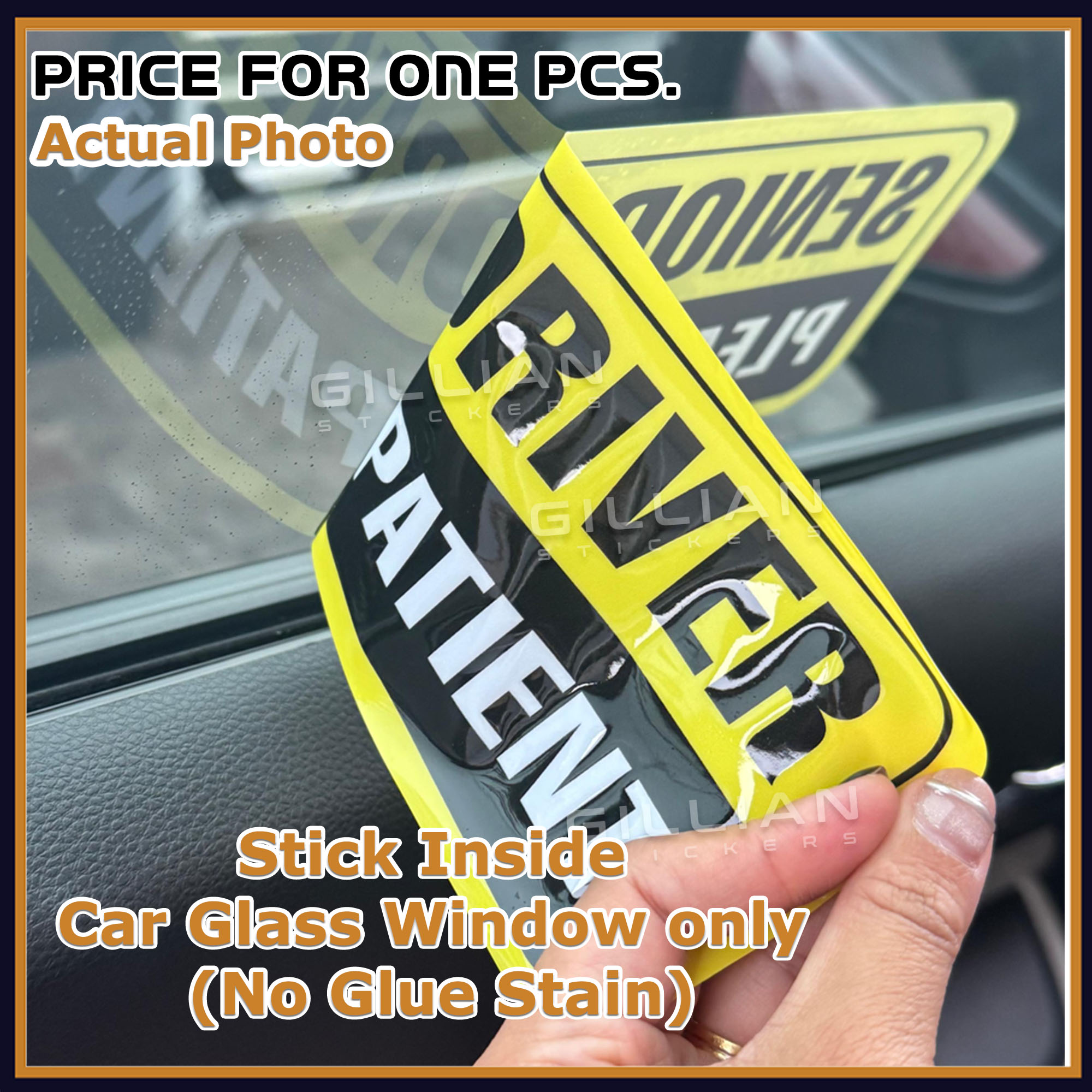 Car Sticker SENIOR Driver Elderly Warga Emas | Shopee Malaysia