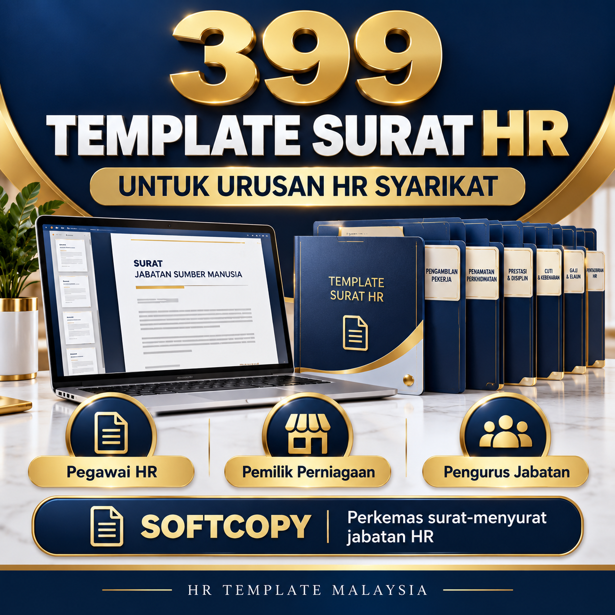 300 Template Surat-Surat HR Lengkap 2026 | BM & English | PDF & Word ...