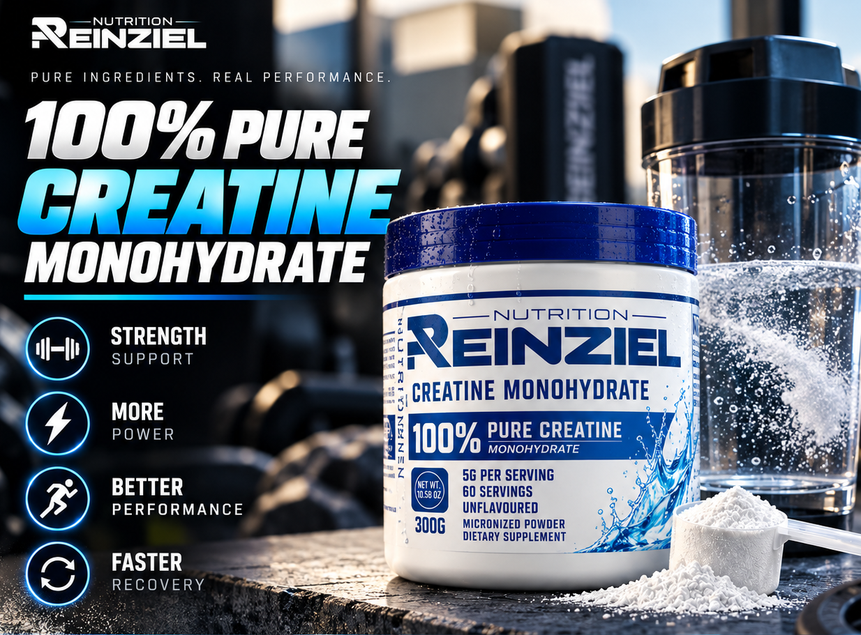 Reinziel Creatine Monohydrate Powder 300g | Micronized | Muscle ...