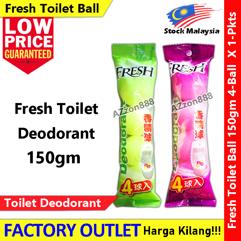 4-Ball】 Fresh Toilet Deodorant Ball 1-Pkts #Fresh #ToiletBall # ...