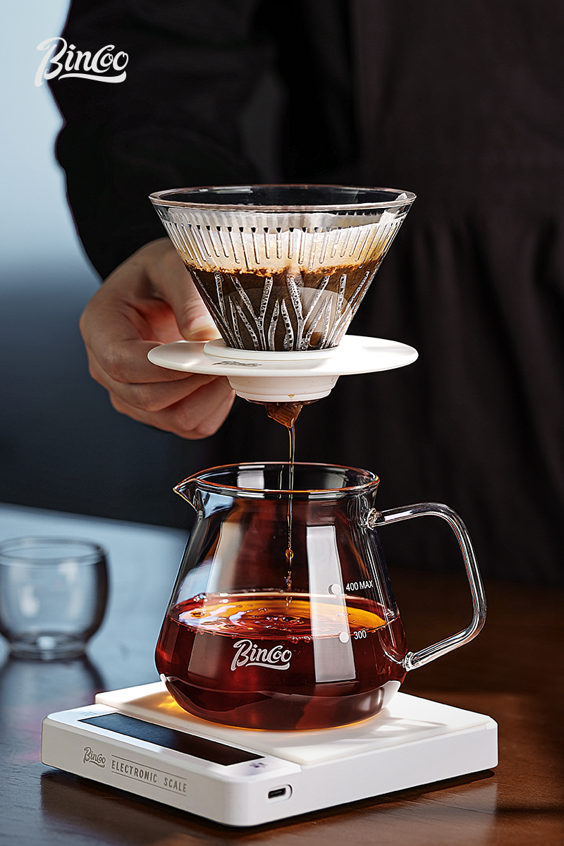 Bincoo 500ml 700ml Pour Over Coffee Server Pot | Octagonal High ...