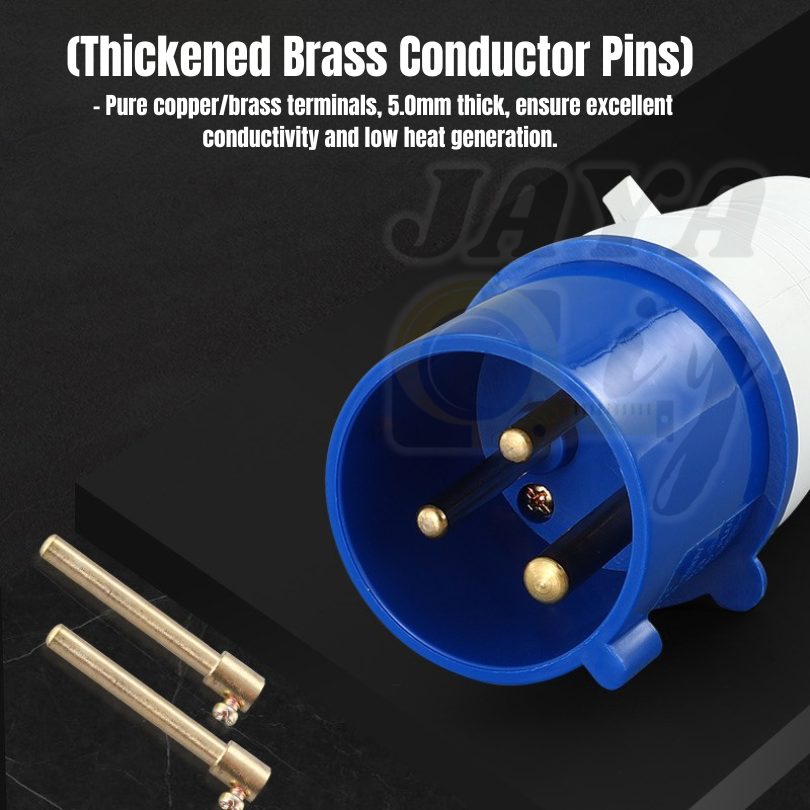 [1SET] CEE Industrial Commando 3 Pin 16A 3 Pin 32A Plug Coupler ...