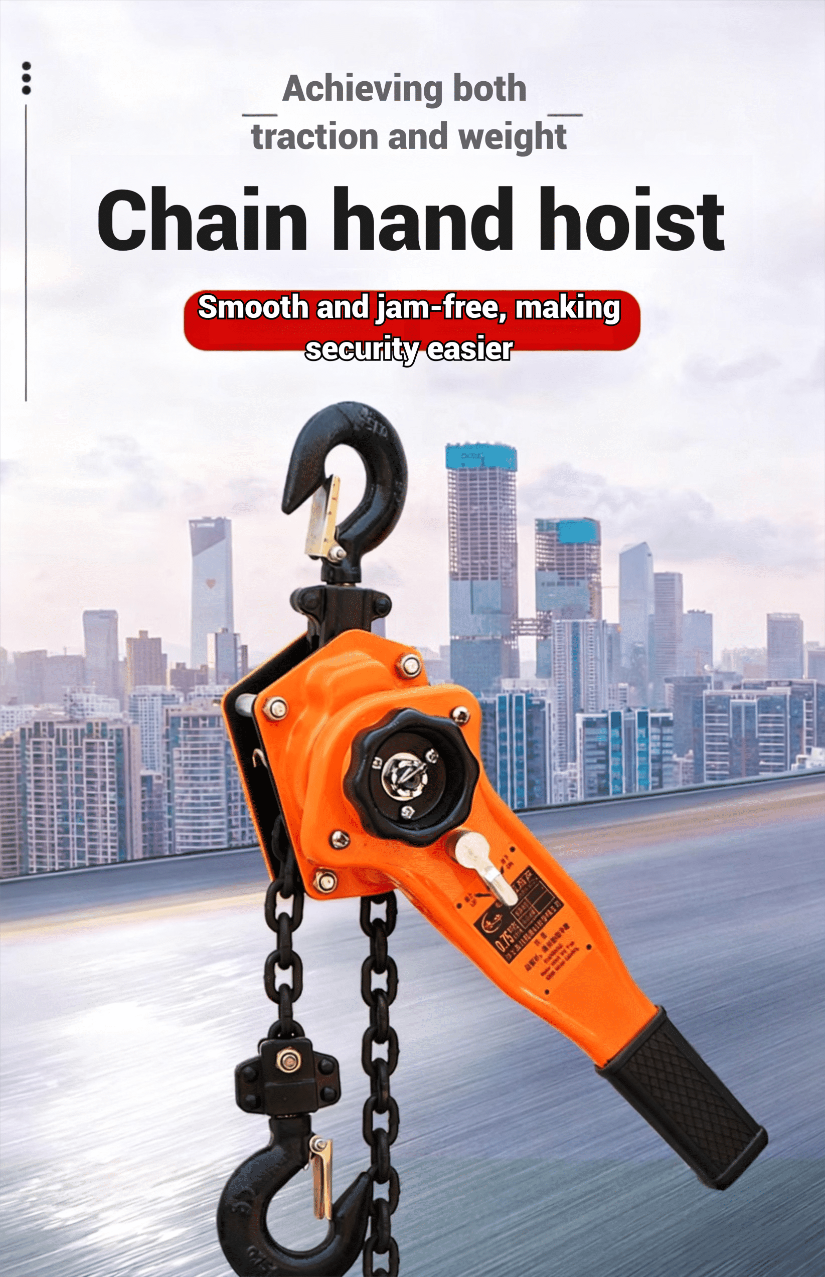 1 / 1.5 / 2 Ton x 1.5 Meter Lever Block Ratchet Puller Hoist Safety ...
