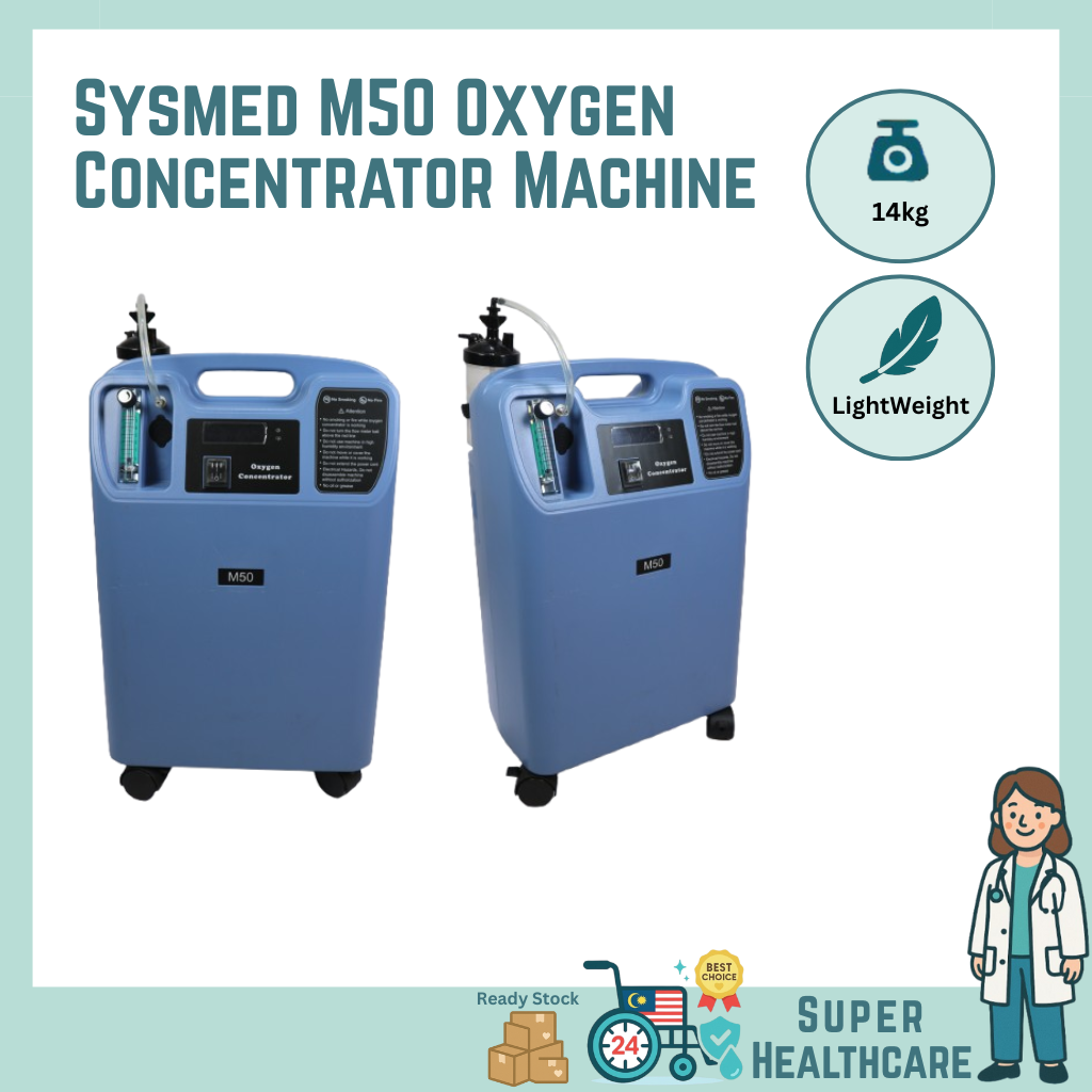 [Sysmed] M50 Oxygen Concentrator Machine (NON RETURNABLE & REFUNDABLE ...