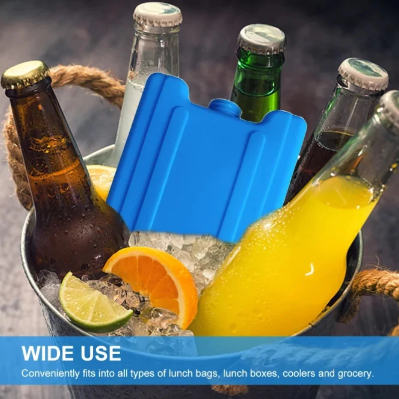 150ml Reusable Mini Ice Gel Brick Pick Block Pack For Fan Lunch Box ...