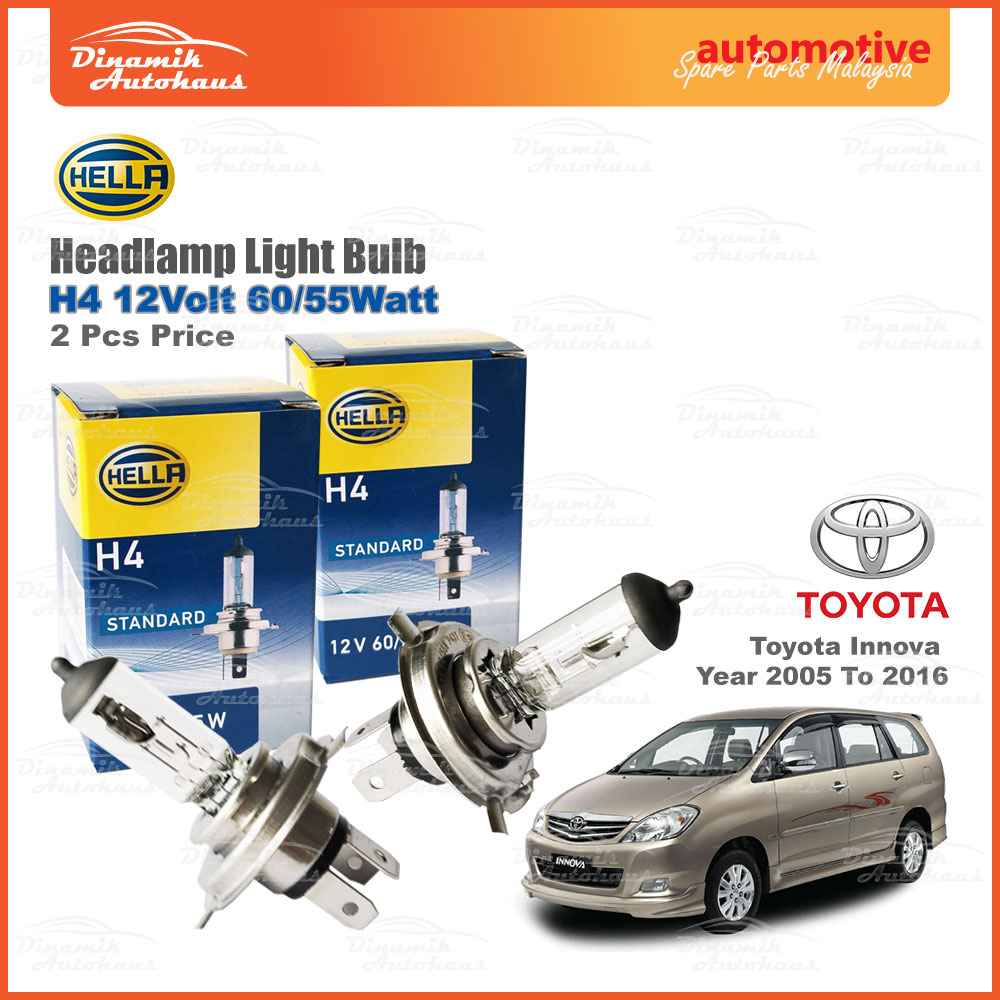 Toyota Innova Year 2005 To 2016 Car Headlamp Halogen Head Light Bulb ...