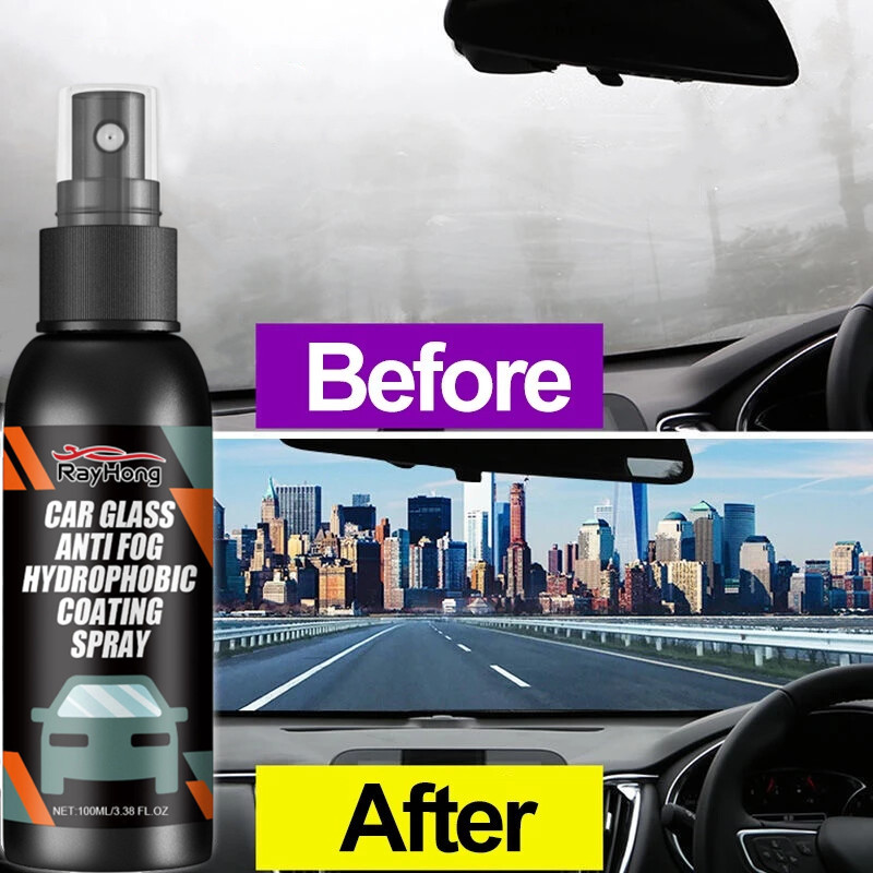 Anti fog spray for car Water repellent spray Glass Anti Mist Spray ...