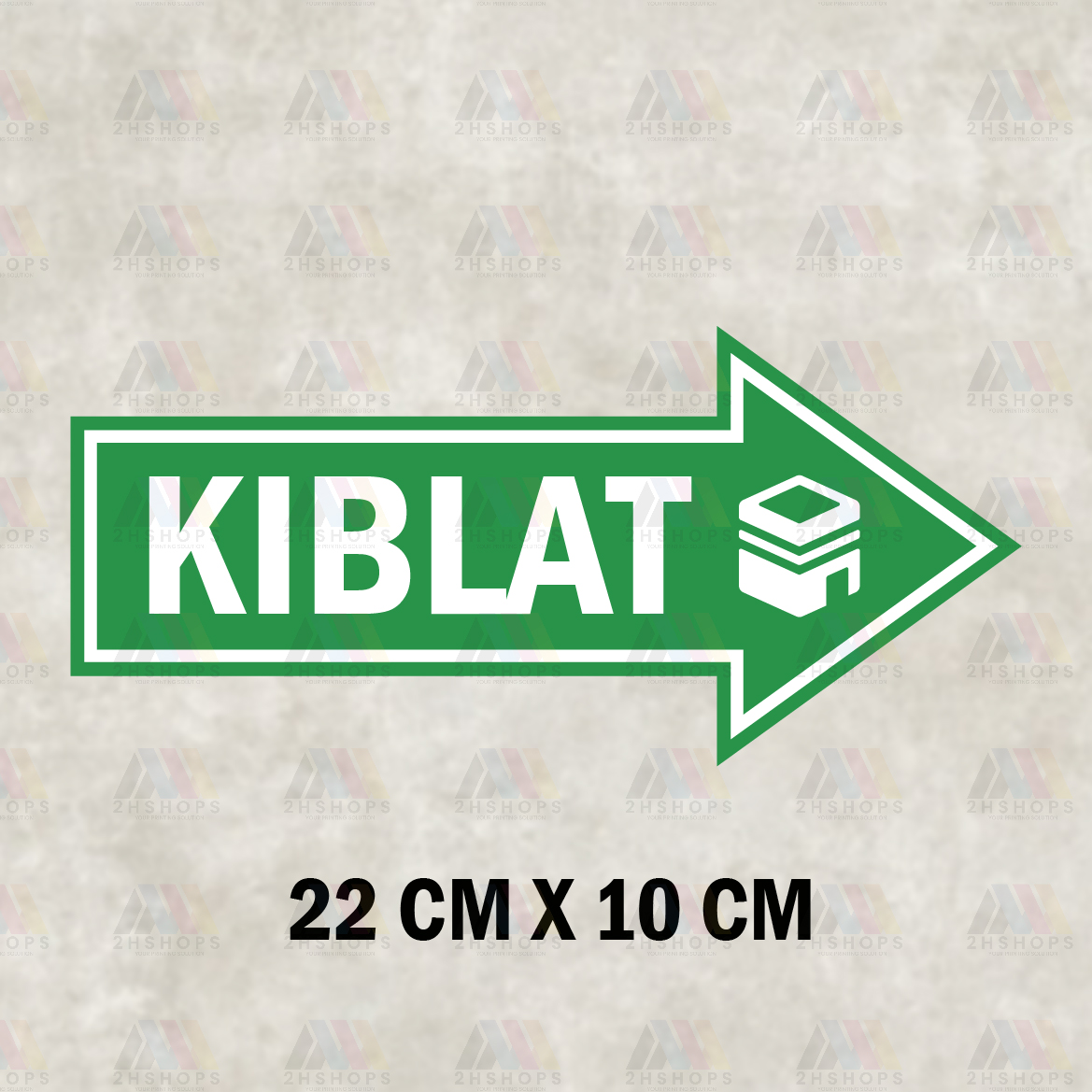 STICKER SIGNAGE MASJID / SURAU | STARTER PACK | WATERPROOF | Shopee ...