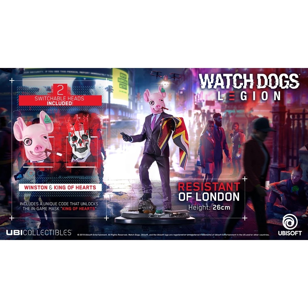 Ubisoft Collectible Figures – Watch Dogs : Resistant of London ...
