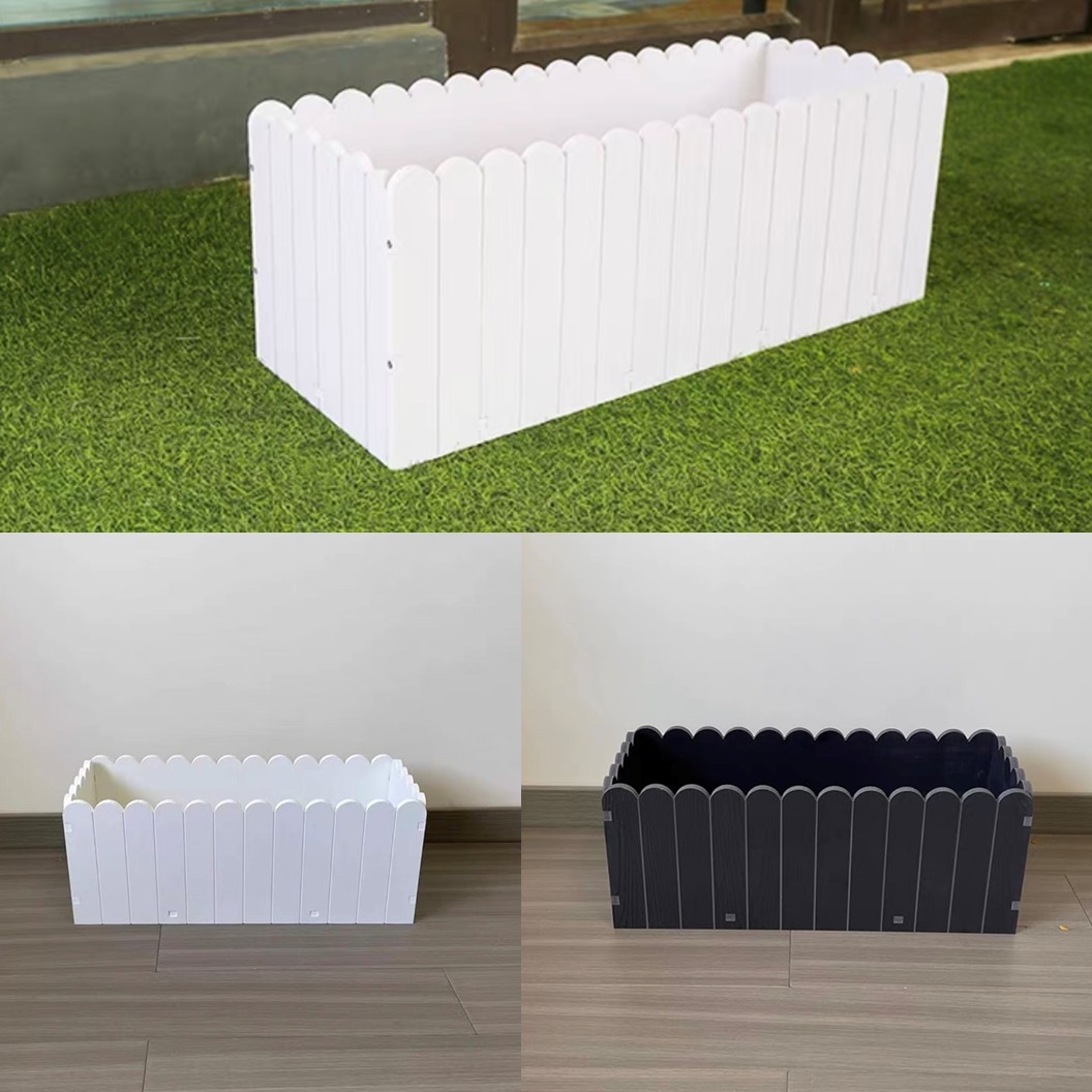Waterproof Pasu Bunga Plastik Planter Box Planter Flower Pot Rak Bunga ...