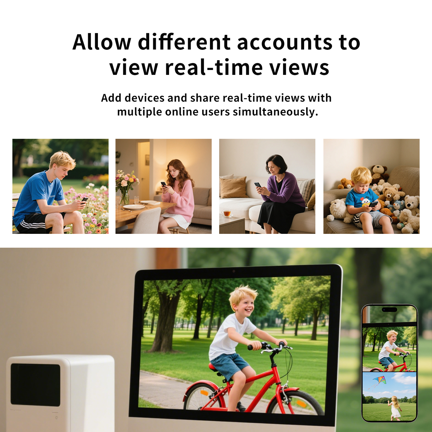 HiEasy Camera Dual lens WiFi camera 8MP wireless closed-circuit ...