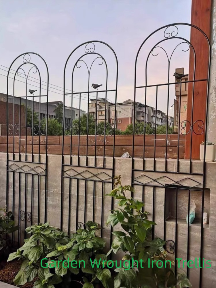 Trellis for Climbing Plants Rack Outdoor Garden Ironwork Stand Holder ...