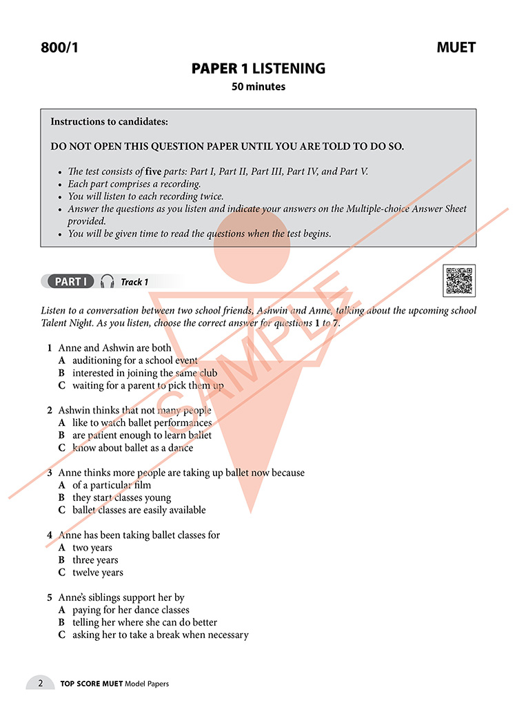 EPH(M) Top Score MUET Model Papers (Edition 2025) | Shopee Malaysia