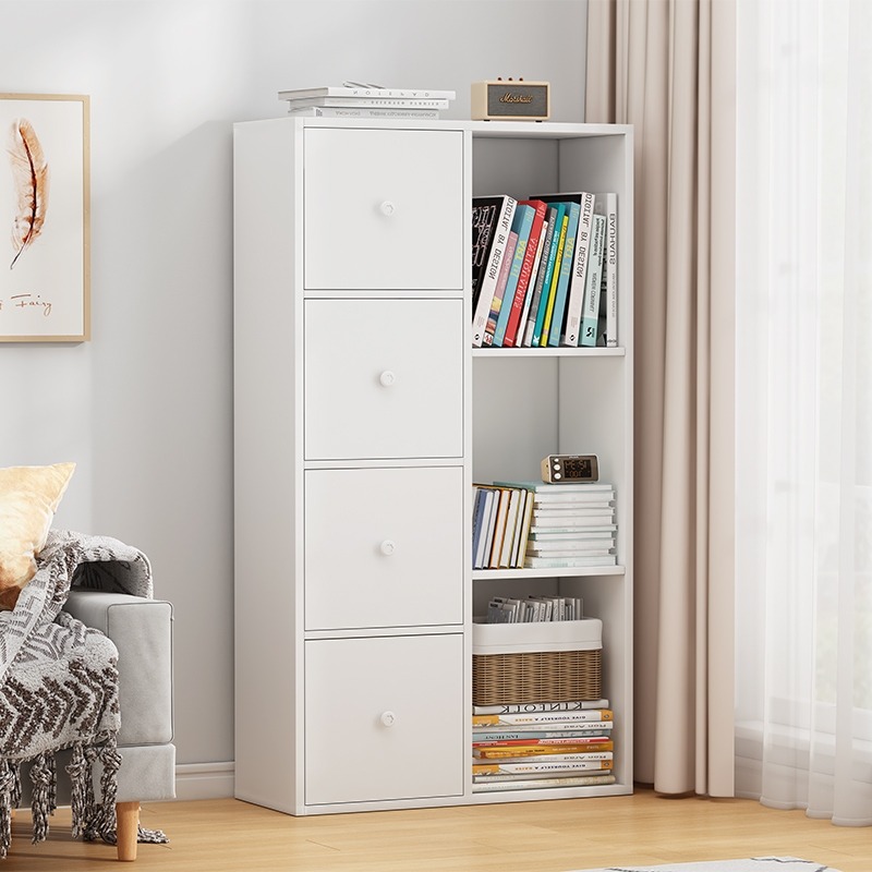 Kabinet Rak Pameran Ins Modern Multi-Layer Book Cabinet Toys Storage ...