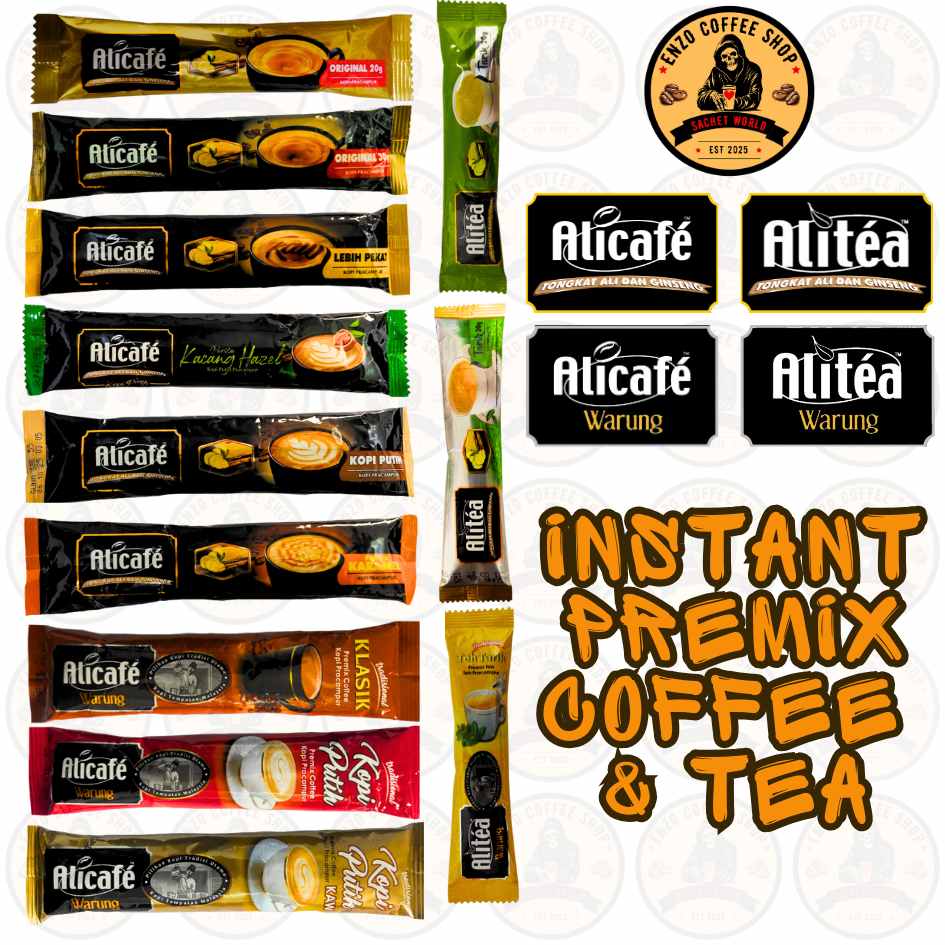 Alicafe & Alitea - Tongkat Ali Dan GInseng & Warung - Instant Coffee ...